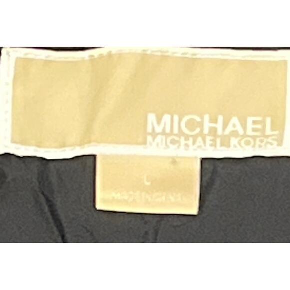 Michael Kors MK Winter Coat Faux Fur Trim Removable Hood Puffer Down Jacket - L - Picture 6 of 16